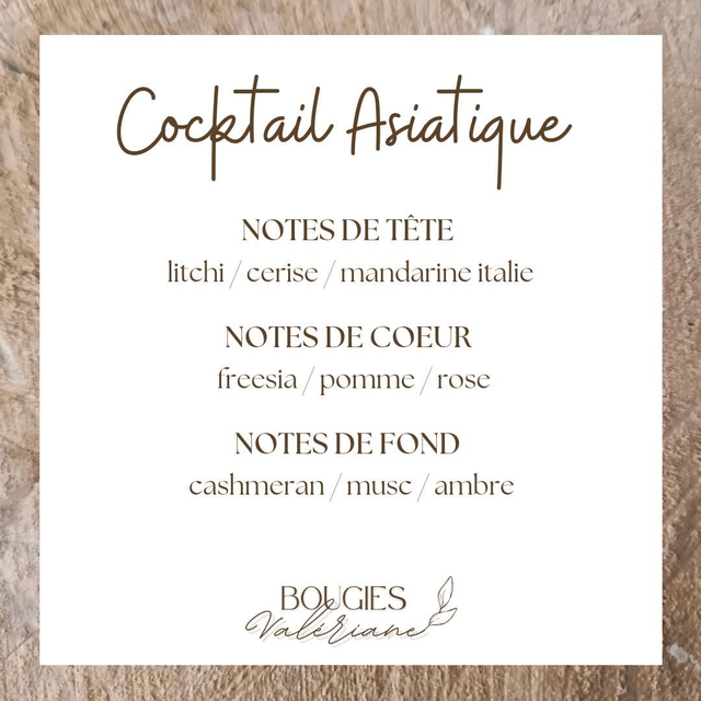 Fondant Cocktail asiatique 20gr