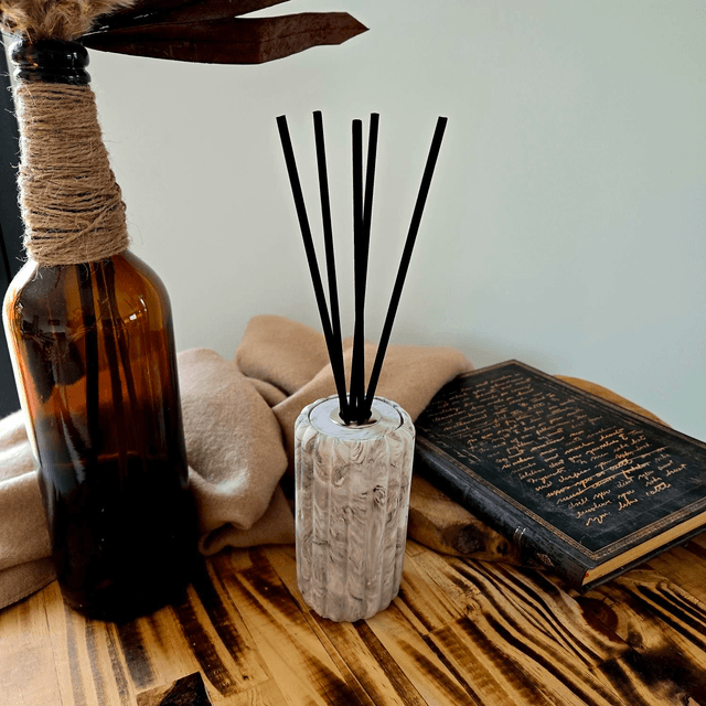 Diffuseur à tiges marbré Taupe 