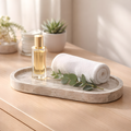 Plateau ovale 23cm - Beige