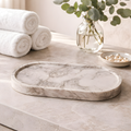 Plateau ovale 23 cm - Taupe