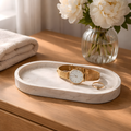 Plateau ovale 18 cm - Beige