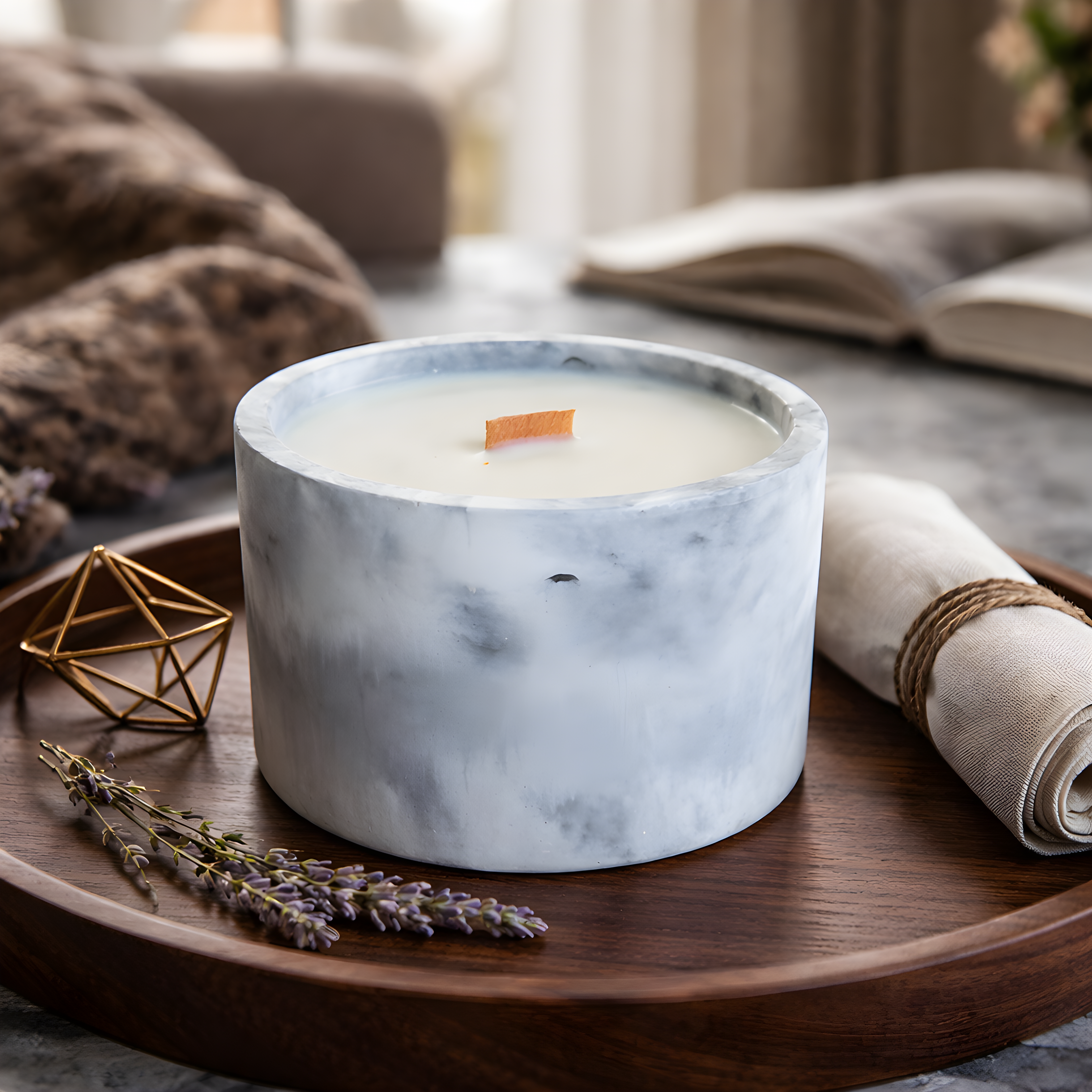 Bougie rechargeable 150gr - Ambre