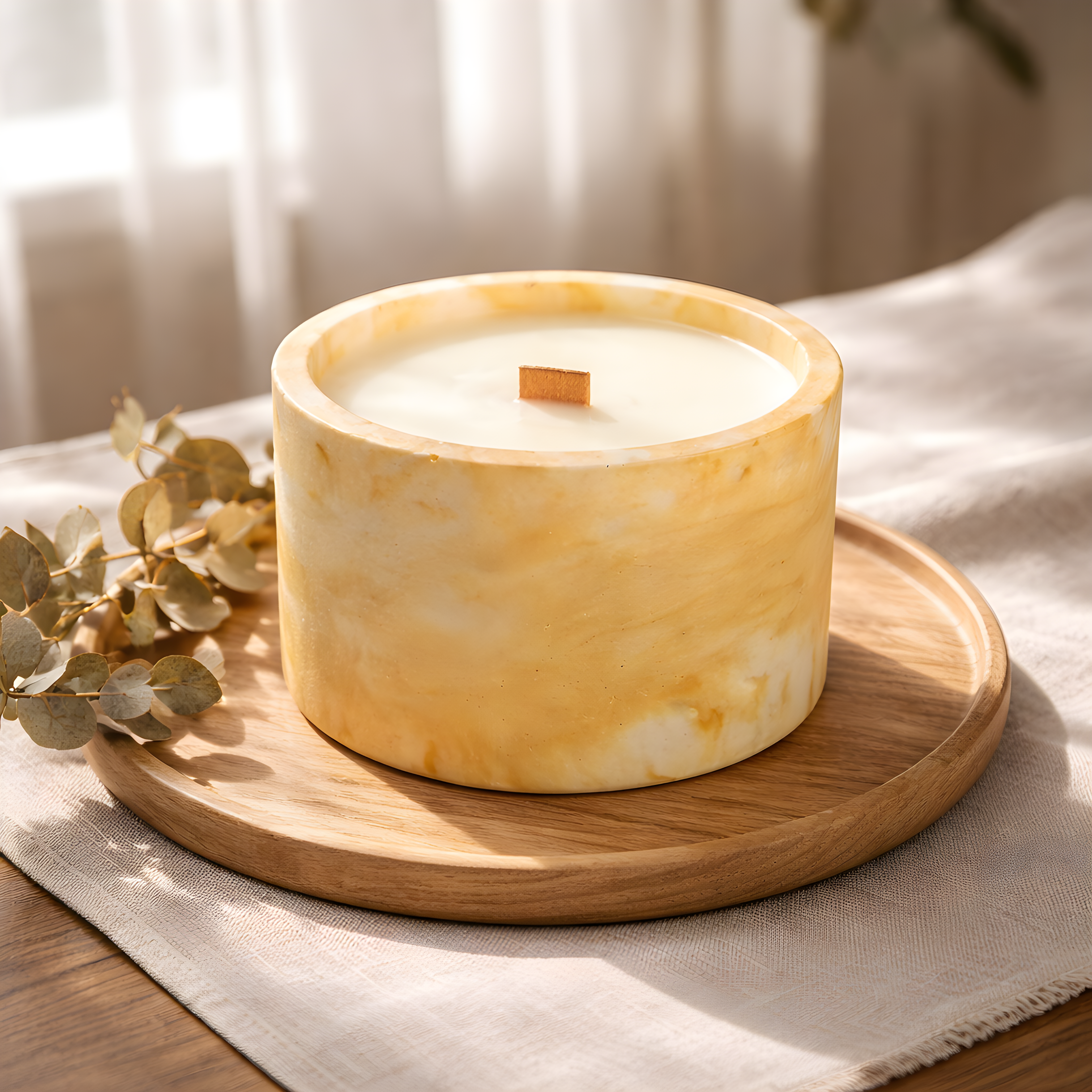 Bougie rechargeable 150gr - Beauté des îles