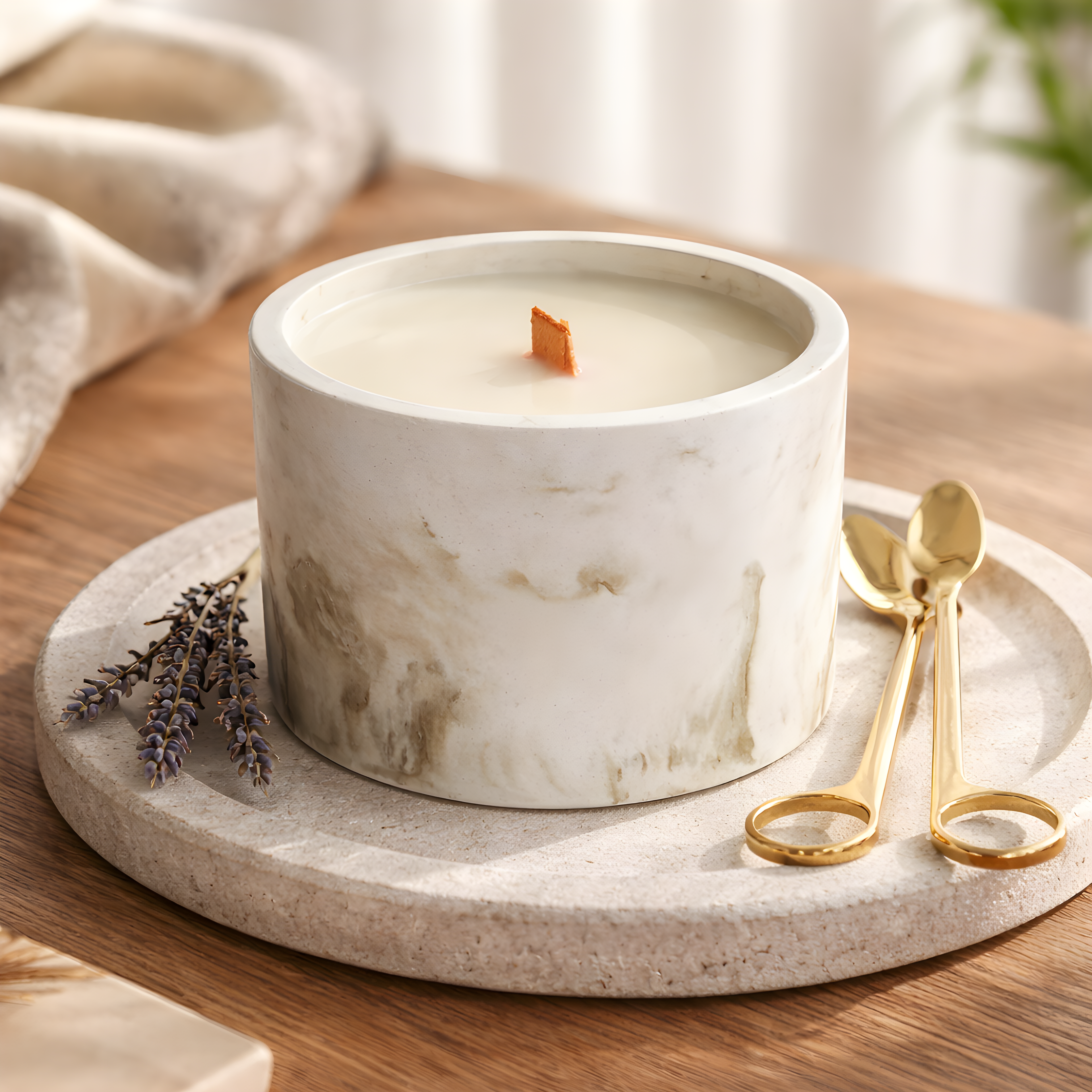 Bougie rechargeable 150gr - Délices des bois