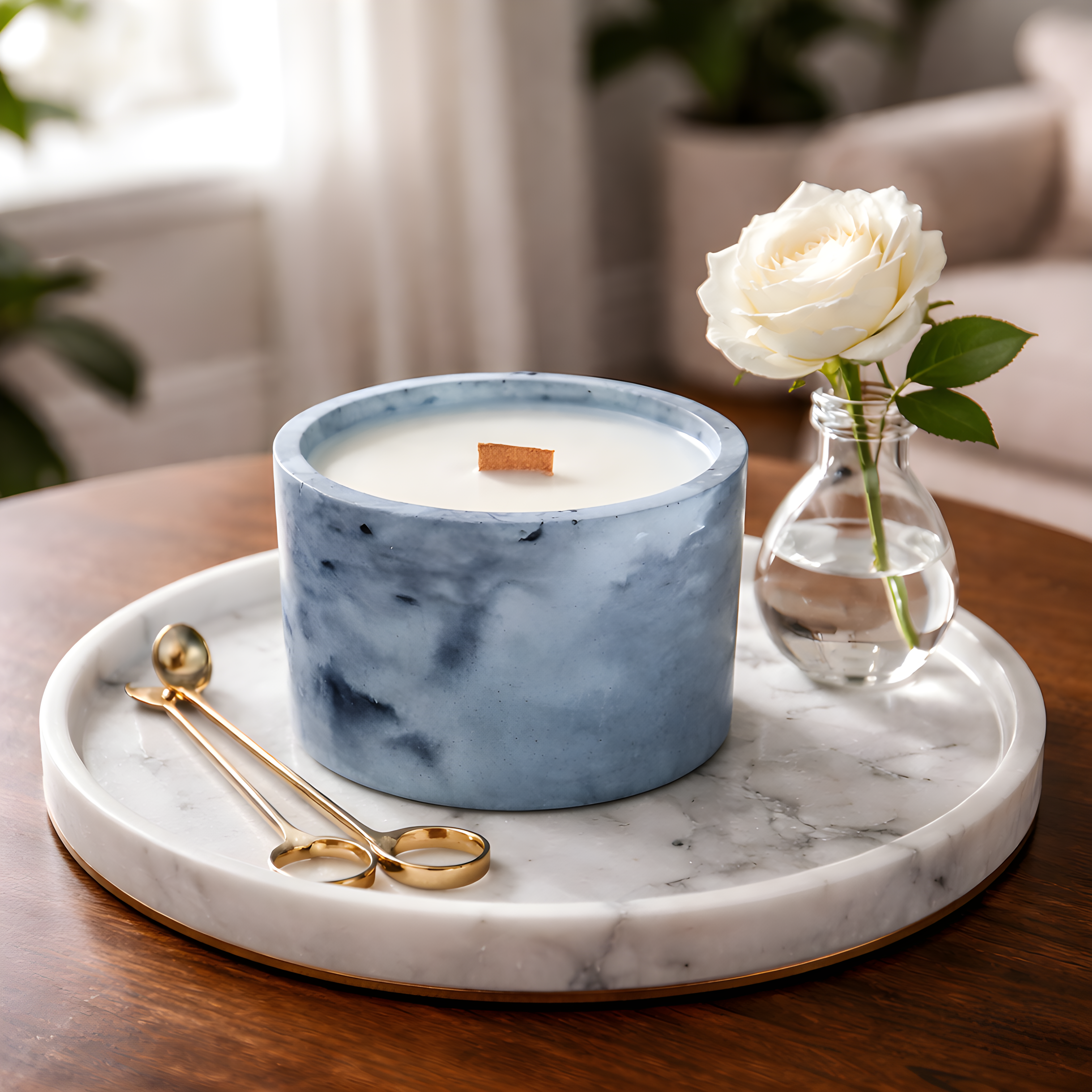 Bougie rechargeable 150gr - Jardin Tropical