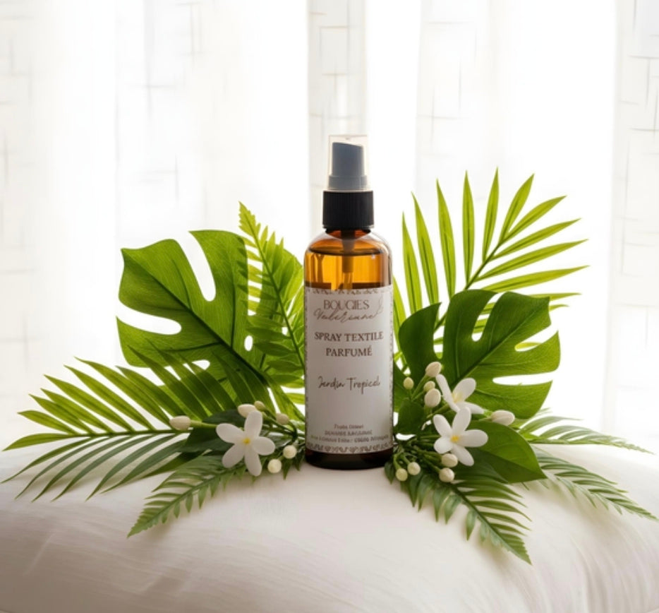 Spray textile parfumé 100ml - Jardin Tropical